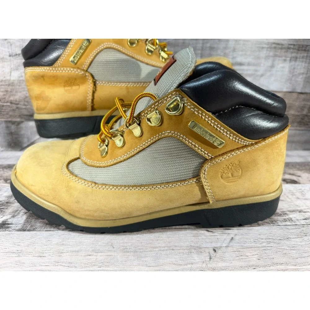 Timberland Chukka Boys Field Boots Tan Size 7
